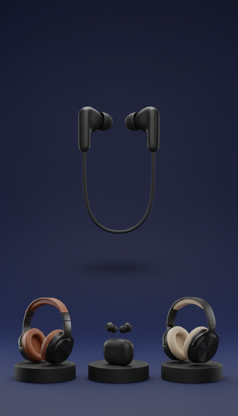 Auriculares intrauditivos minimalistas